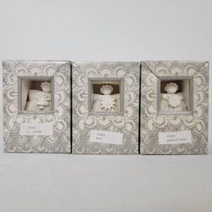 Margaret Furlong Lot of 3 Ornaments Christmas Tree 1990 Sun 1994 Snowflake 1989